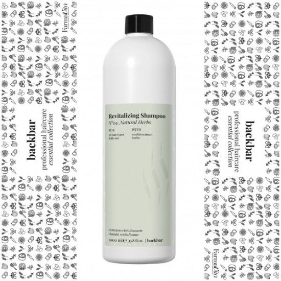 Back Bar Revitalizing Natural Herbs N'04 Shampoo 天然草藥洗髮水 1000ml (正價貨品）