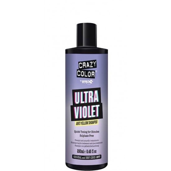 Crazy Color Ultra Violet Shampoo 全面抗黃洗髮水  250ml (正價貨品）