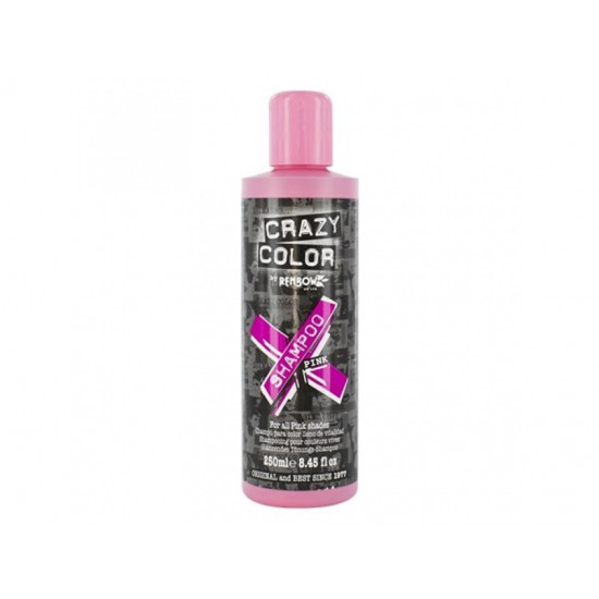 CRAZY COLOR @ Vibrant Shampoo Pink 鎖色洗髮水(粉紅色) 250ml (正價貨品）