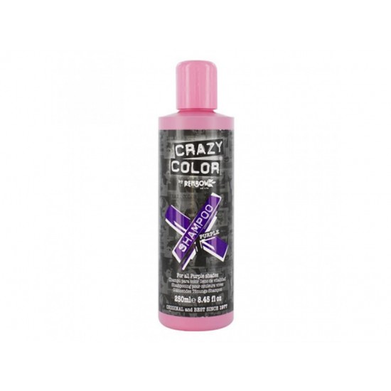 CRAZY COLOR @ Vibrant Shampoo Purple 鎖色洗髮水(紫色) 250ml (正價貨品）