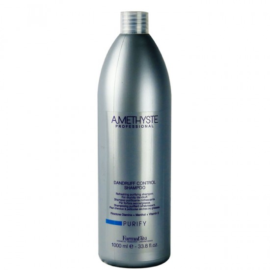 Farmavita Amethyste Purify Dandruff Control Shampoo 去頭屑洗髮水 1000ml (正價貨品）