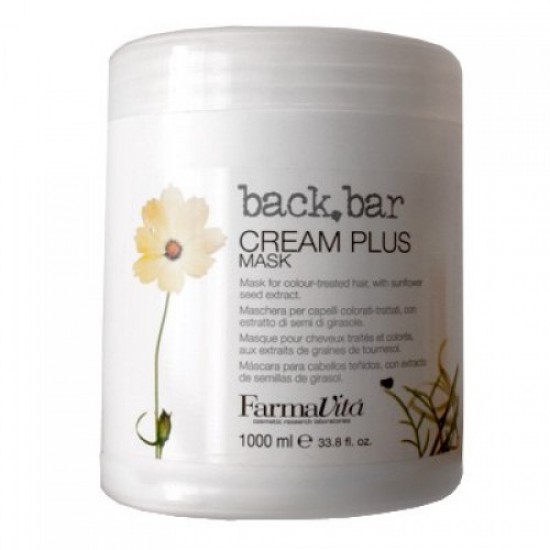 Farmavita Back Bar Cream Plus Mask 太陽花種子鎖色髮膜 1000ml (正價貨品）